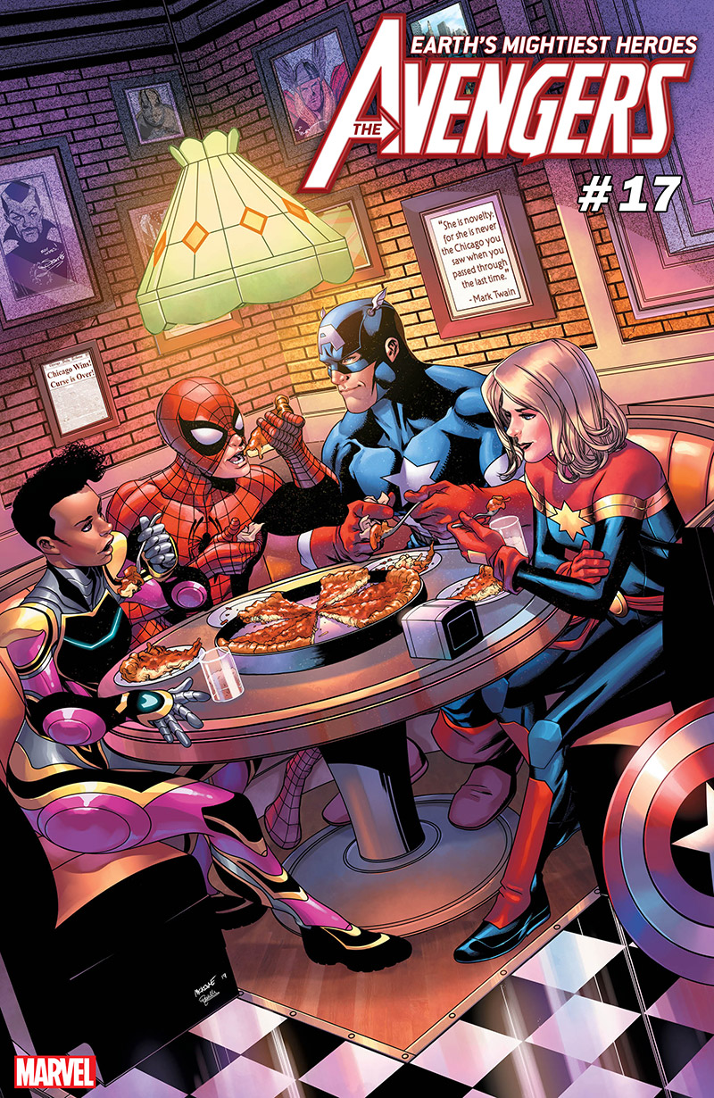 Avengers #17 cover by Mike McKone