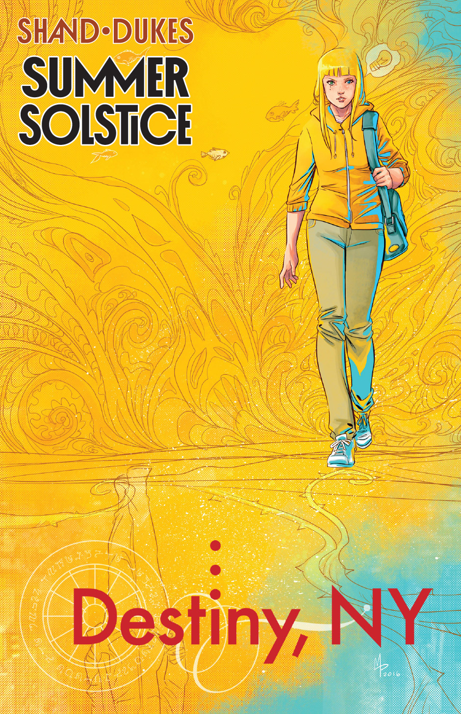 Summer Solstice art by Rachel Dukes for the webcomic, Destiny, NY: The Space Between