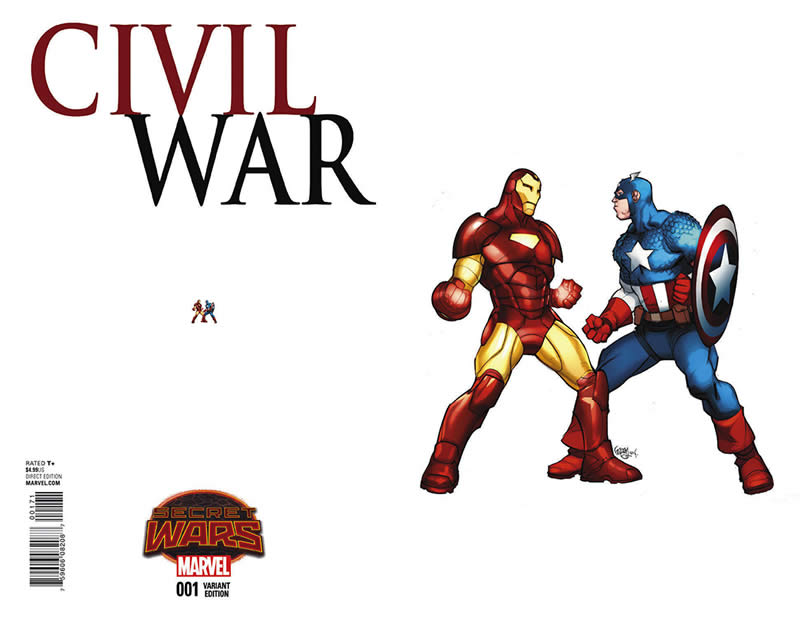 CIVIL WAR #1 Ant-Sized Variant by PASQUAL FERRY
