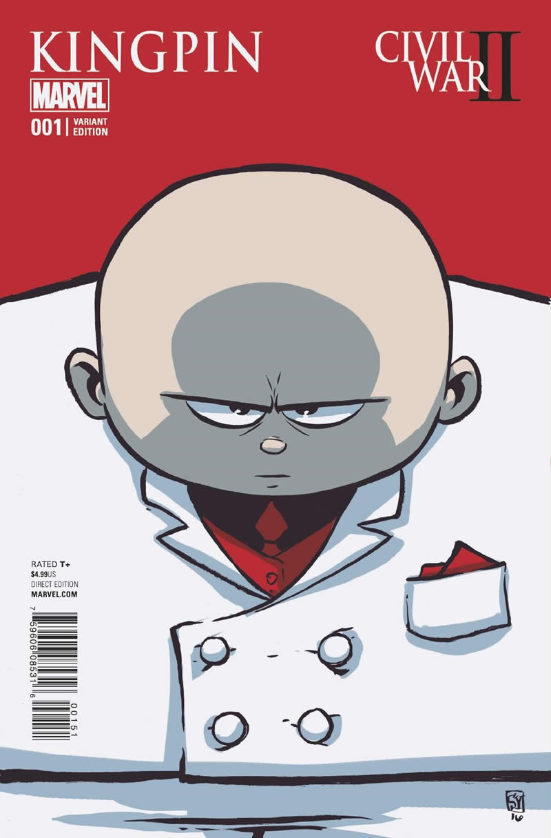 CIVIL WAR II: KINGPIN #1 Variant Cover by Skottie Young