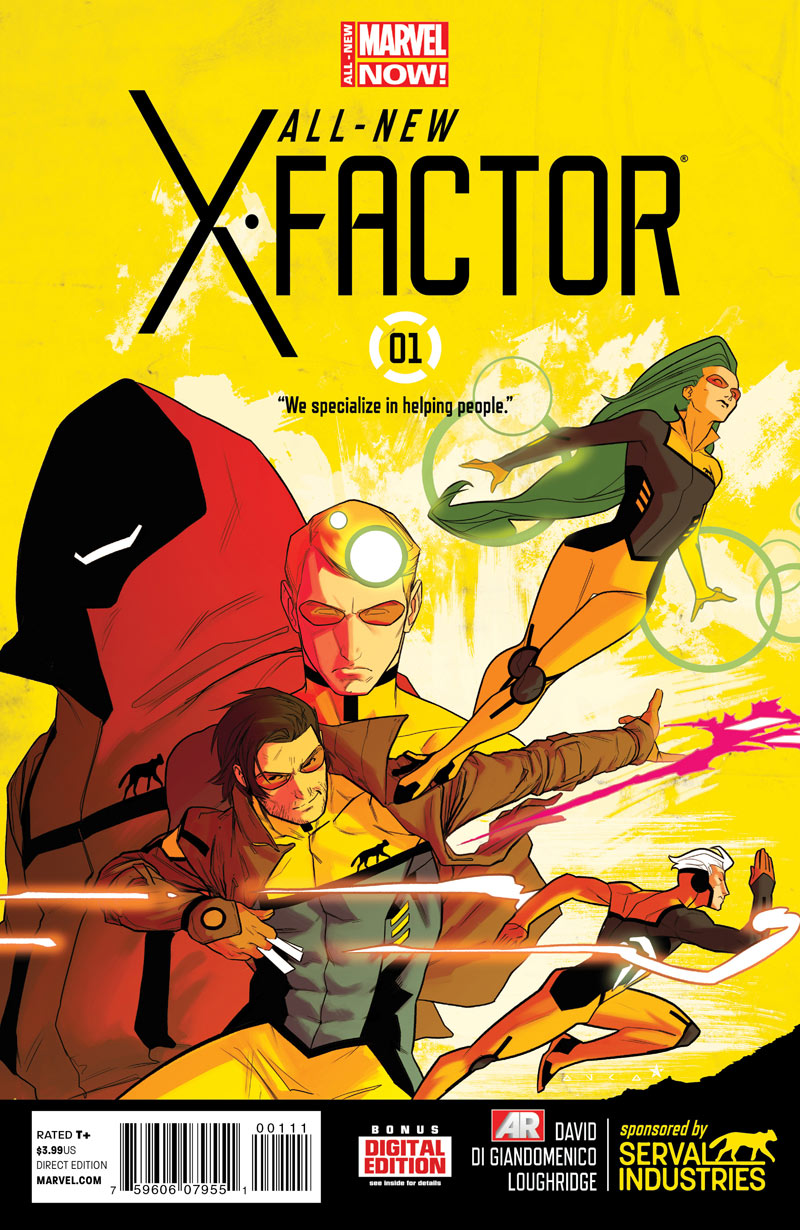 ALL-NEW X-FACTOR #1 cover by JARED FLETCHER