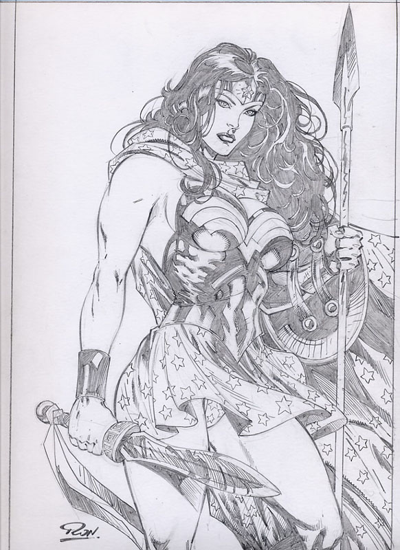 Wonder Woman by Ron Adrian