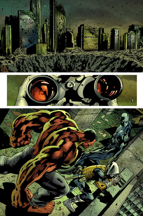 AGE OF ULTRON #3 Preview 1 - art by Bryan Hitch