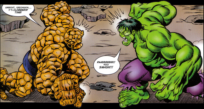 Hulk vs Thing