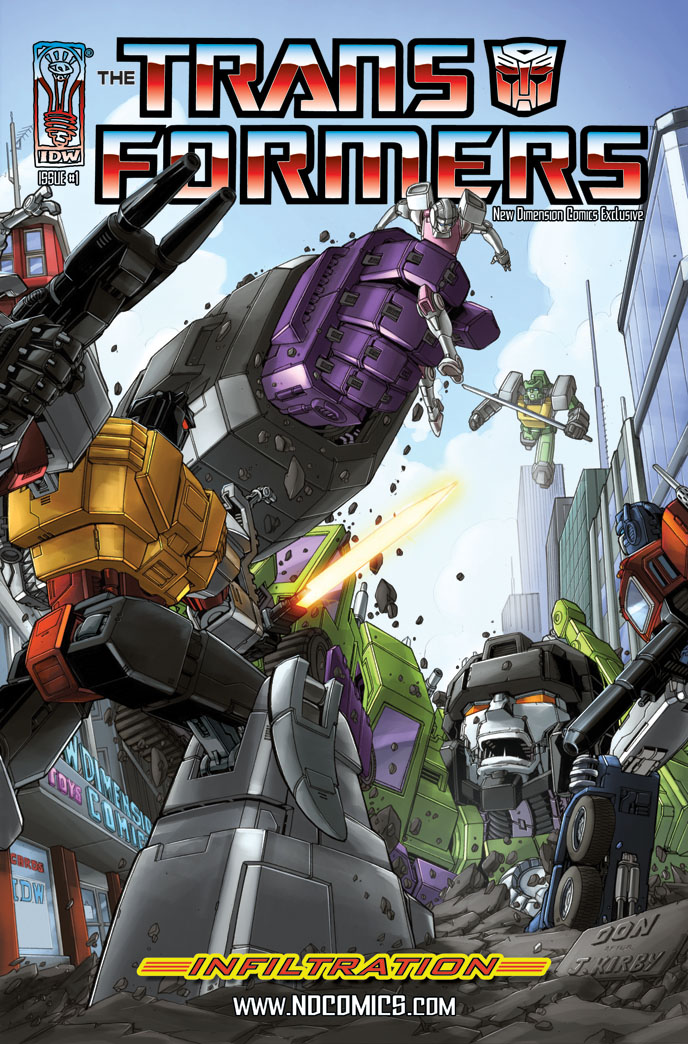 Transformers: Infiltration #1 (New Dimensions Exclusive Cover)