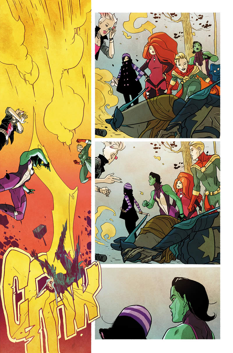 A-FORCE #5 Preview 4 art by BEN CALDWELL