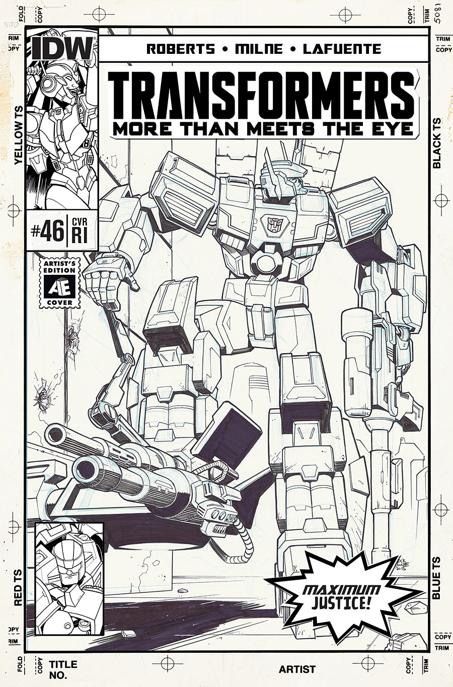 Transformers: More Than Meets the Eye #46—Artist's Edition