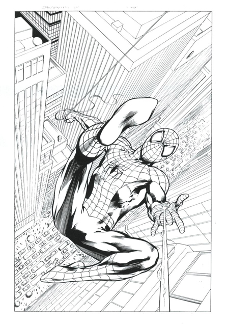 Spider-Man Cover by Davis/Farmer