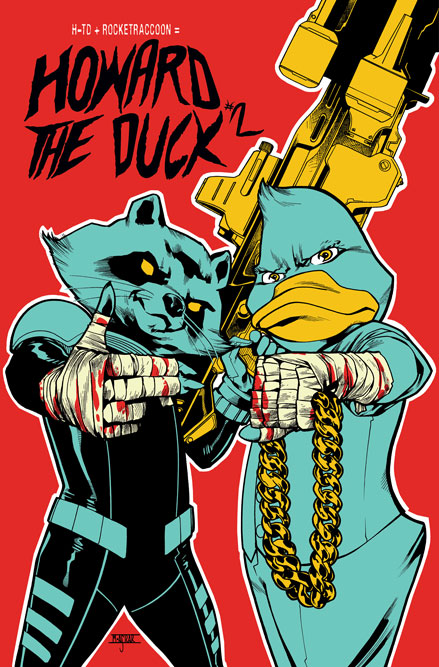 HOWARD THE DUCK #2 RUN THE JEWELS VARIANT COVER