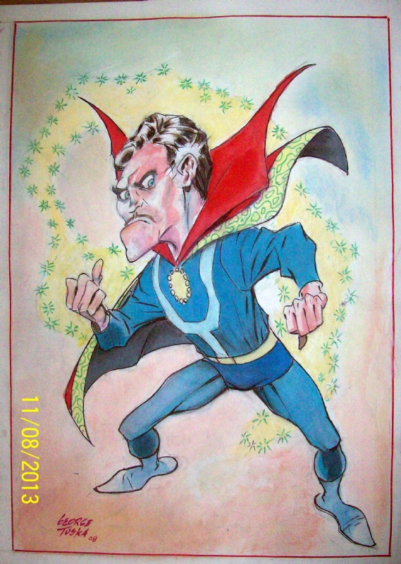 Doctor Strange (caricature) - GEORGE TUSKA