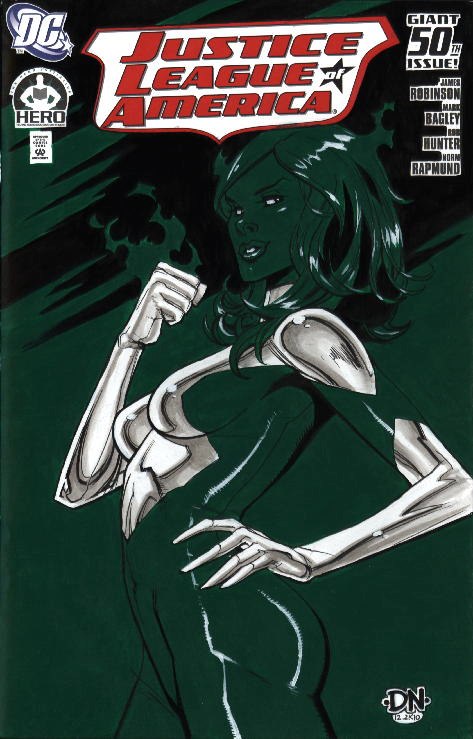 JLA #50 cover by David Nakayama