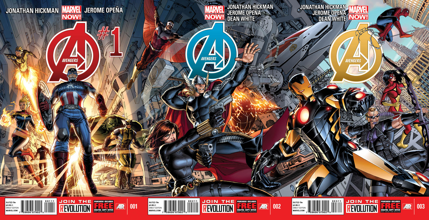 Avengers #1, Avengers #2 & Avengers #3