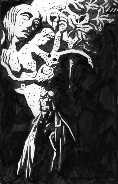 Inkwell Relief - Mike Mignola