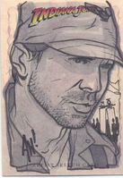 Indiana Jones Heritage ADAM HUGHES Sketch Card