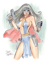 Blue Bulleteer from AC Comic's Femforce