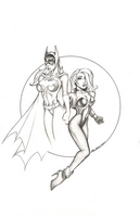 Batgirl and Black Canary