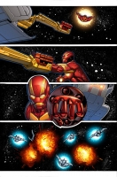 IRON MAN #8 Preview 2 by GREG LAND