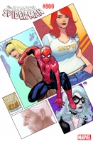 AMAZING SPIDER-MAN #800 Variant Cover by FRANK CHO & DAVID CURIEL