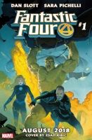 Fantastic Four #1 (2018) Cover by Esad Ribic