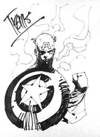Travis Captain America Sketch