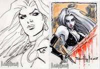 Lady Death cards by Qualano