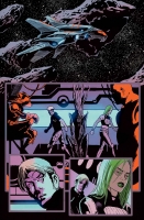 GUARDIANS OF THE GALAXY #8 preview art by FRANCESCO FRANCAVILLA