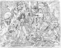 DC Universe Online Celebration Art by Jim Lee