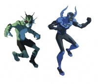 Young Justice Invasion Lagoon Boy and Blue Beetle
