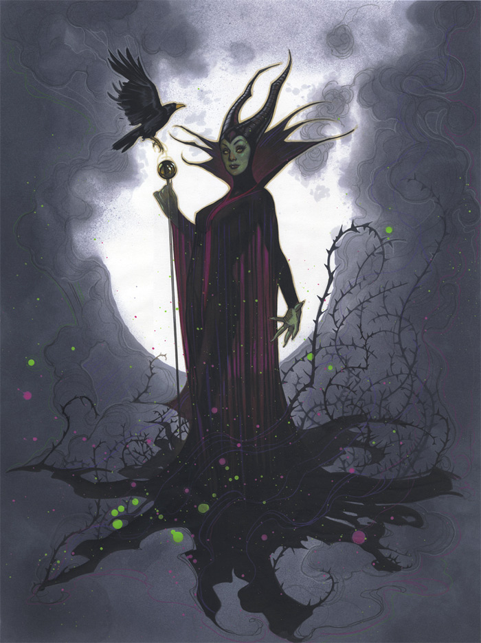Maleficent by Adam Hughes