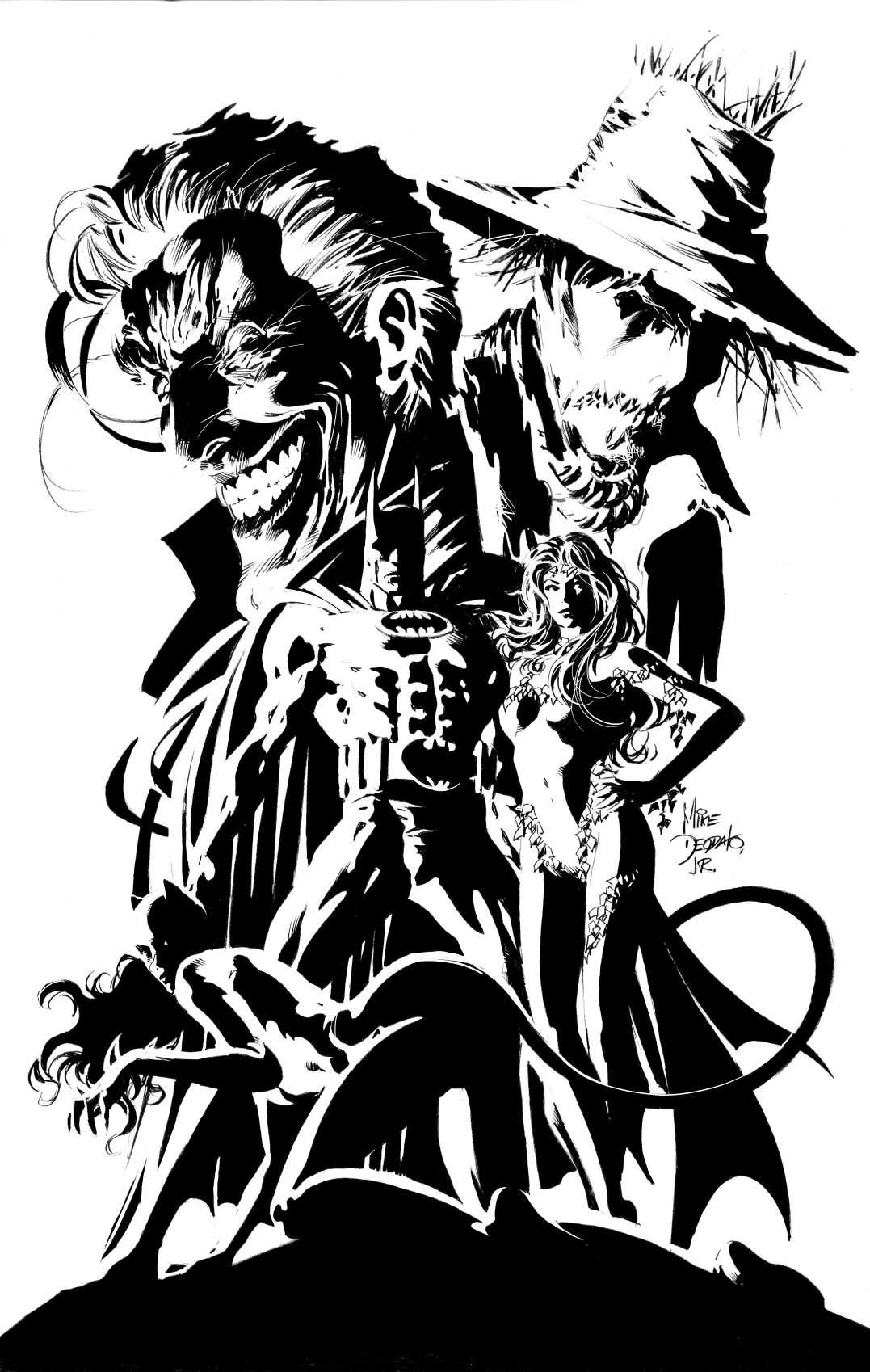 Batman and Rogues - by Mike Deodato, Jr.