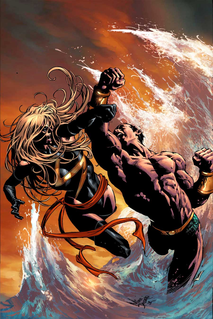 Invaders - Avengers #5 cover by Mike Deodato, Jr.