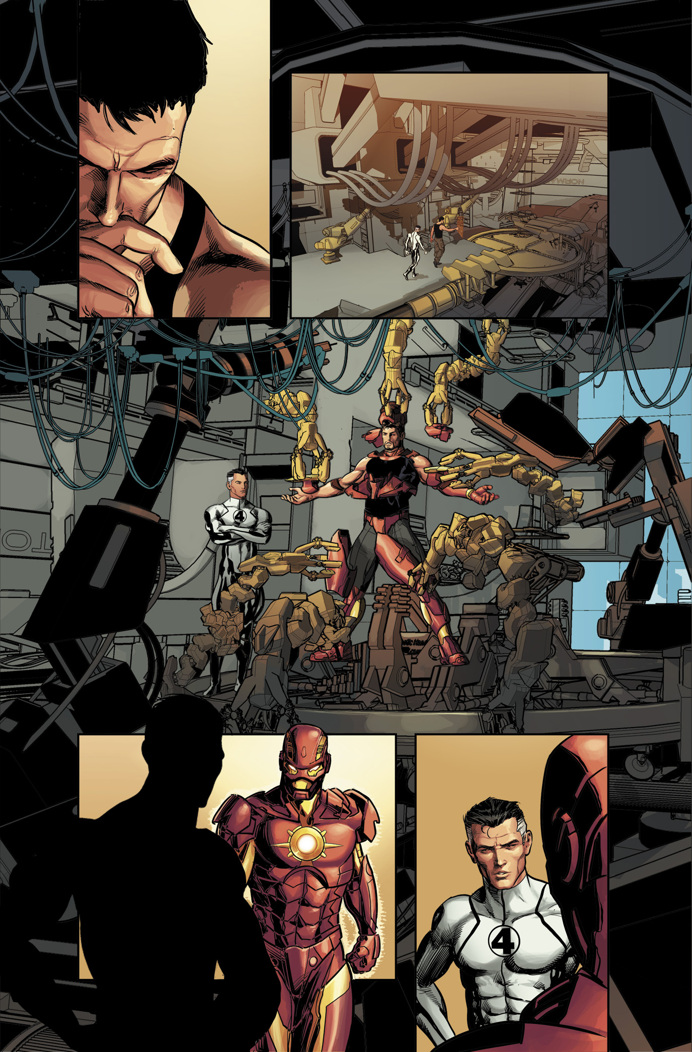 NEW AVENGERS #8 Preview 2 art by MIKE DEODATO