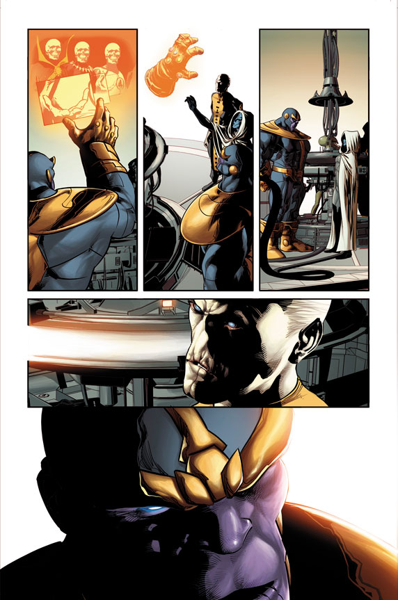 NEW AVENGERS #9 Preview 2 art by Mike Deodato, Jr.