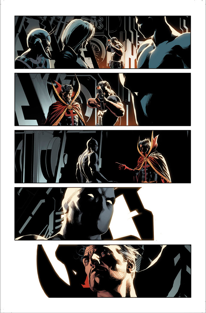 ORIGINAL SIN #4 Preview 3 art by Mike Deodato Jr