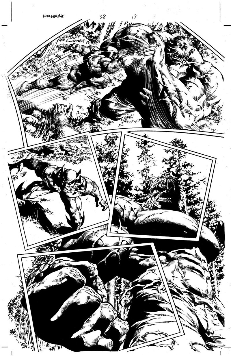 Wolverine Origins #28, page 15 by Mike Deodato, Jr.