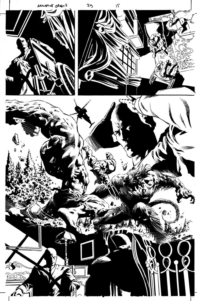 Wolverine Origins #29 page 15 by Mike Deodato, Jr.