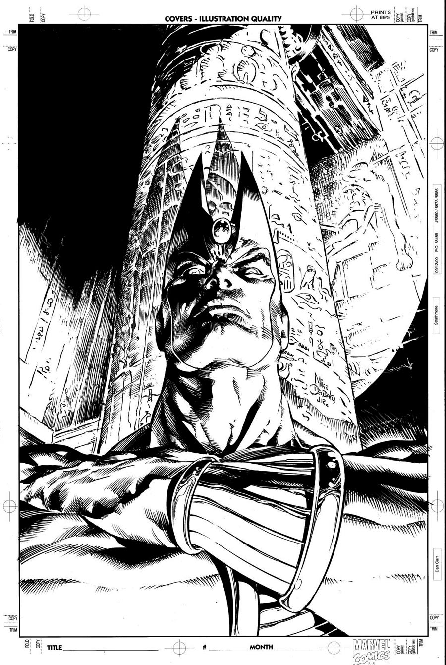 Nova #20 Sphinx villain variant cover by Mike Deodato, Jr