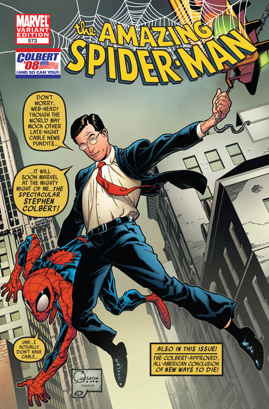 Amazing Spider-Man #573 Colbert Variant