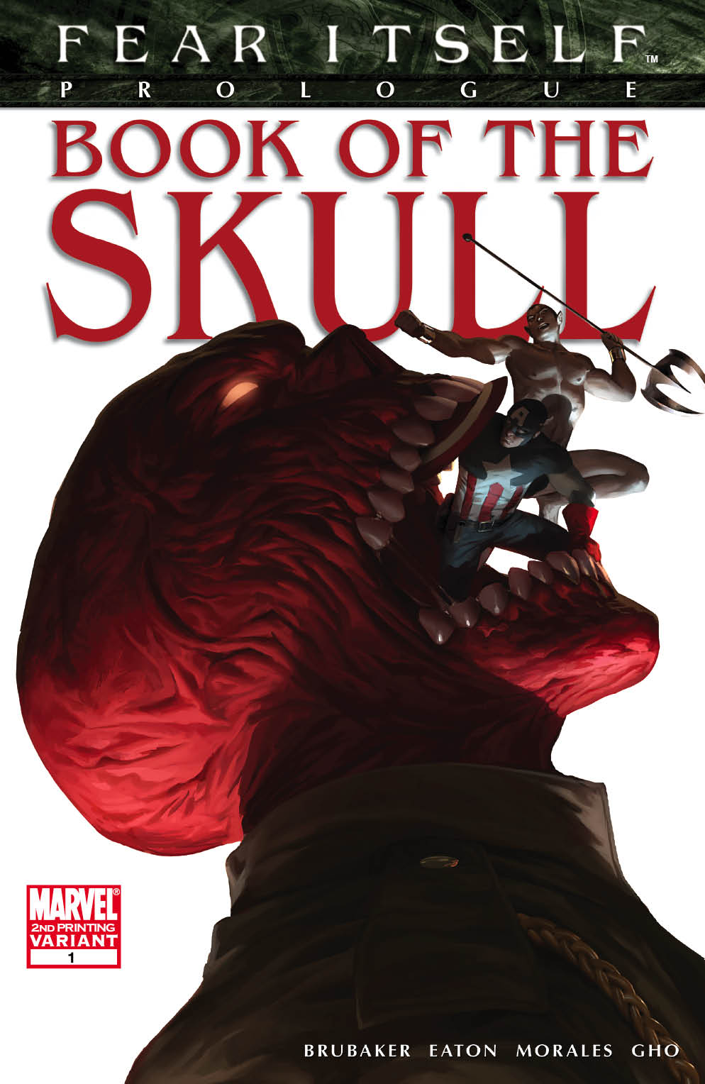 FEAR ITSELF: BOOK OF THE SKULL #1 SECOND PRINTING VARIANT