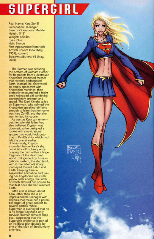 Supergirl from Superman Secret files & Origins