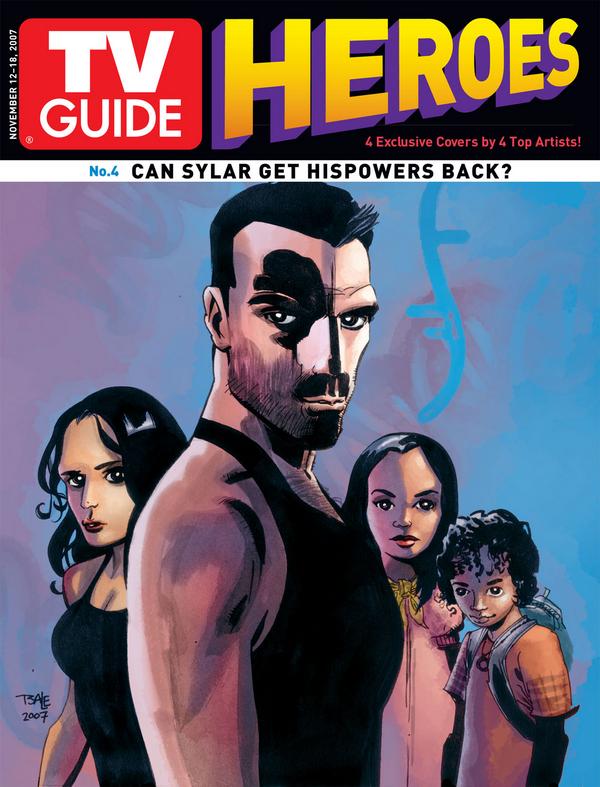 Tim Sale's T.V. Guide Heroes Cover
