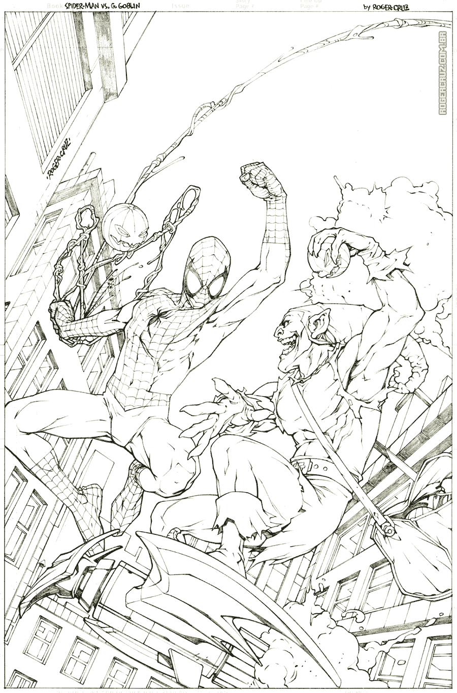 Spider-man and Hobgoblin