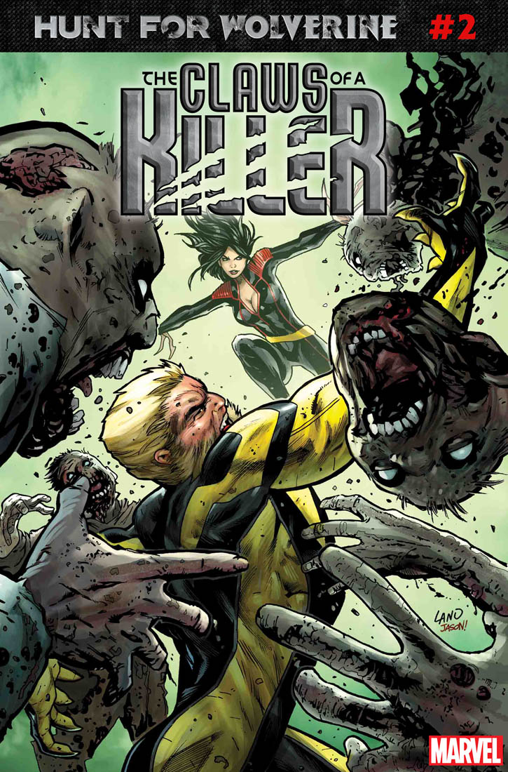 HUNT FOR WOLVERINE: CLAWS OF A KILLER cover by Greg Land
