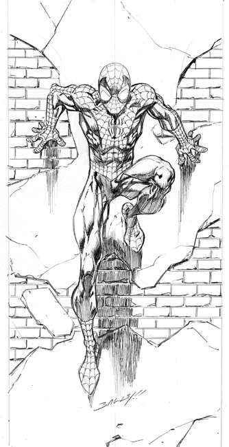 Inkwell Relief - Mark Bagley