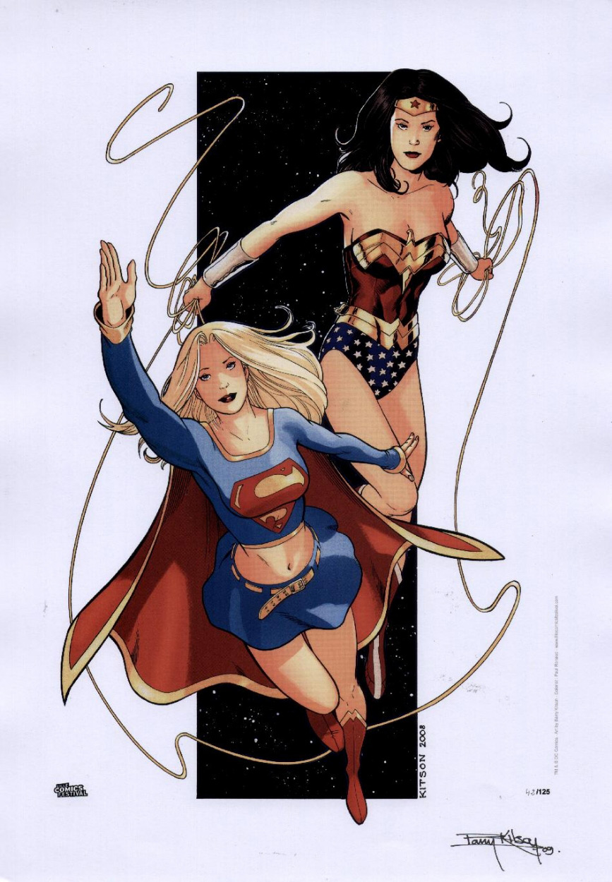 Supergirl and Wonder Woman