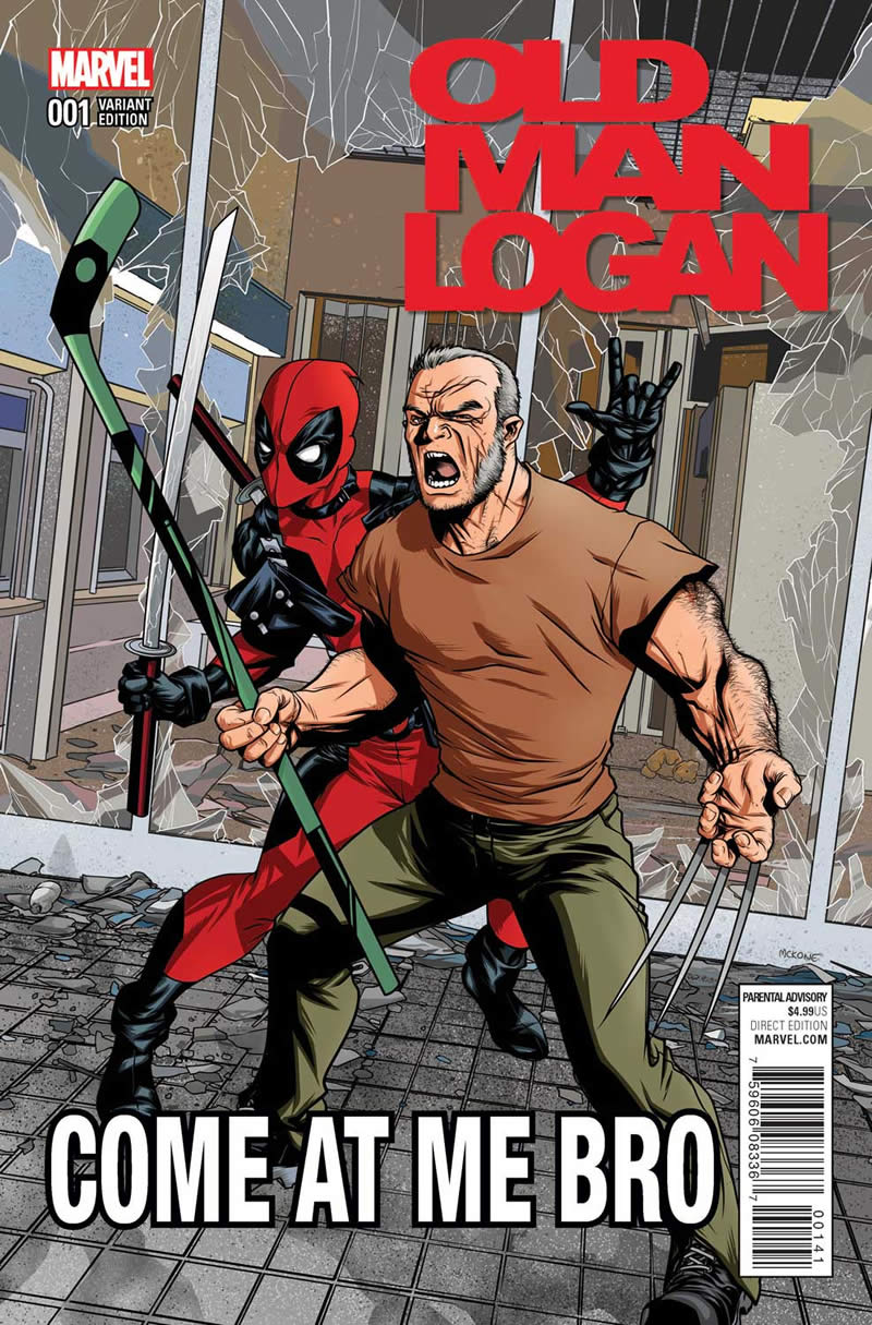 OLD MAN LOGAN #1 Deadpool Variant by Mike McKone