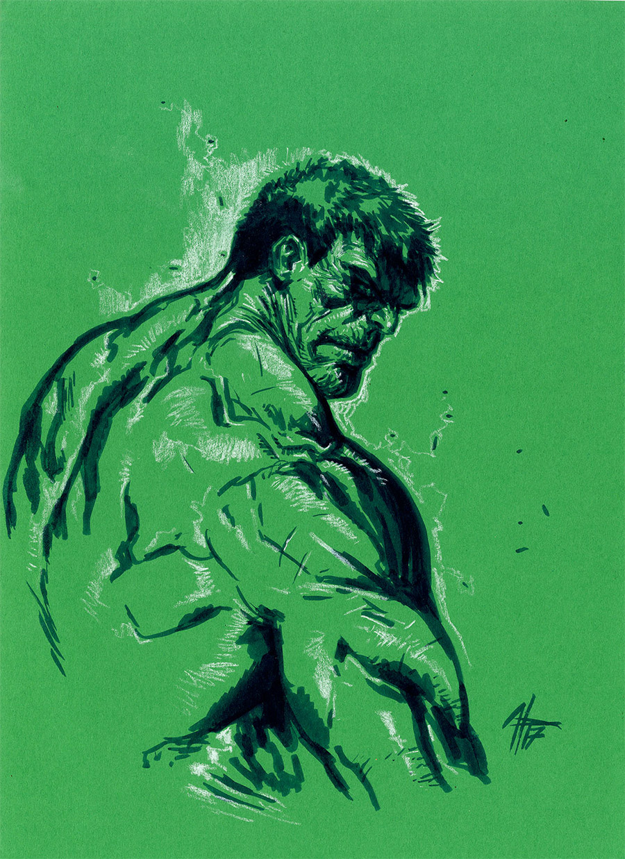 Incredible Hulk by Gabriele Dell'Otto