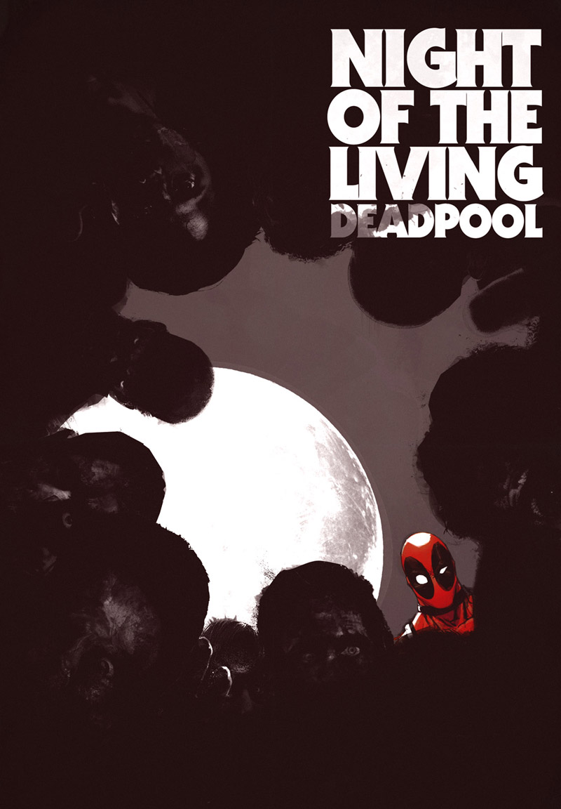 NIGHT OF THE LIVING DEADPOOL #1 cover by JAY SHAW