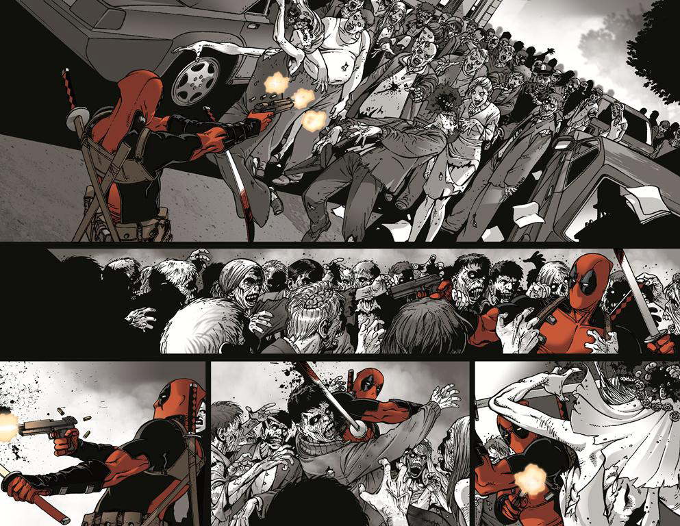 NIGHT OF THE LIVING DEADPOOL #1 Preview 3 Art by RAMON ROSNAS