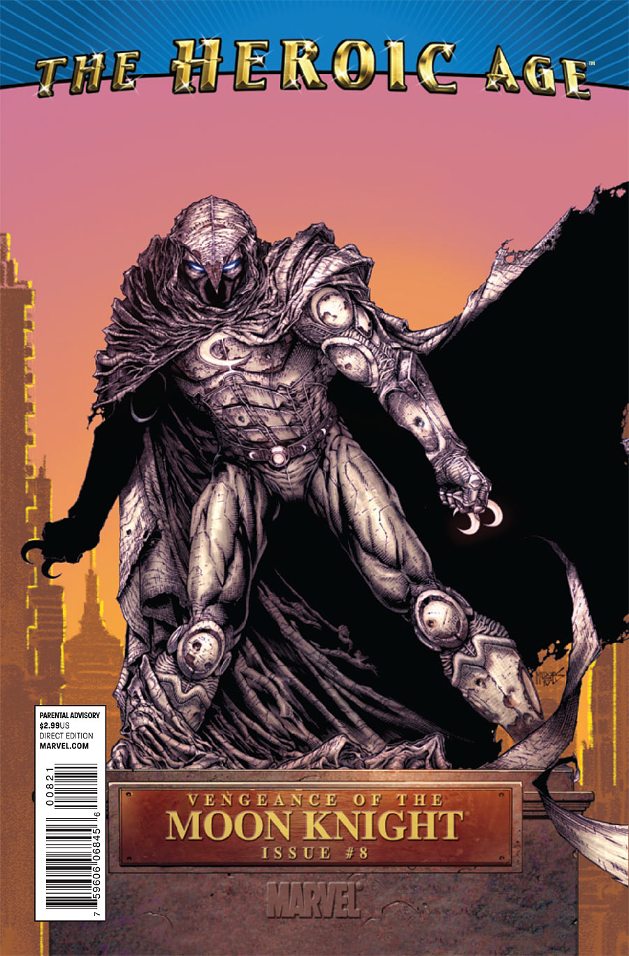 Vengeance Of The Moon Knight #8 (Heroic Age Variant Cover)